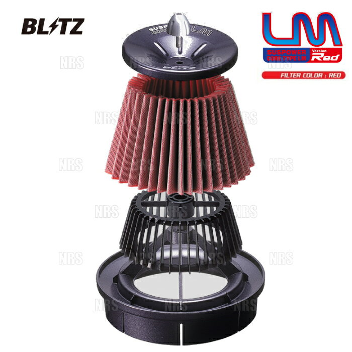BLITZ ブリッツ サスパワー コアタイプLM-RED (レッド) イスト NCP60/NCP61/NCP65 1NZ-FE/2NZ-FE 2002/5〜2007/7 (59059