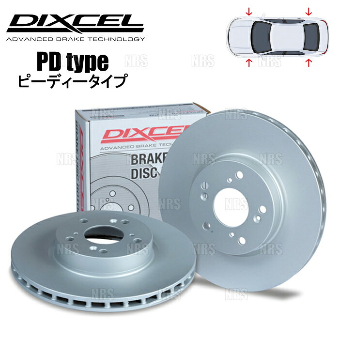 DIXCEL ディクセル PD type (前後セット) インプレッサ STI GRF/GVF 09/2〜 (PD3617047S/PD3657028S