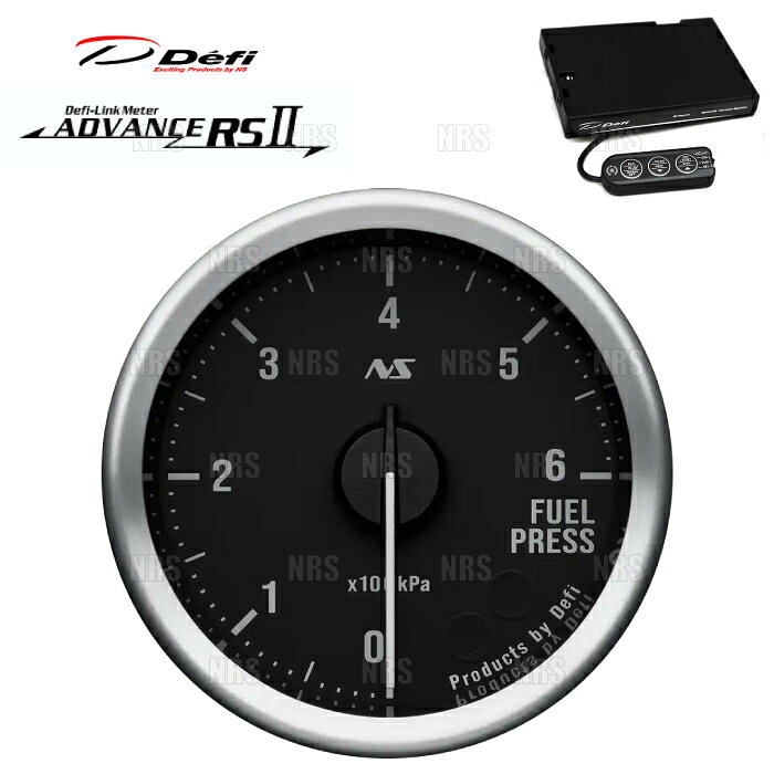 ABM,ABMSTORE,DEFI,defi,デフィ,デフィー,ADVANCE,RS,アドバンス,アールエス,2,セカンド,φ,ファイ,52,60,ID,ブースト,ターボ,インマニ,温度,水温,油温,圧力,油圧,燃圧,排気温度,タコ,タコメーター,エンジン回転計,BOOST,TEMP,PRESS,OIL,WATER,FUEL,TACHO,INTAKE,MANI,計,黒,白,ブラック,ホワイト,グリーン,レッド,アンバー,イエロー,70s,80s,90s,リンクメーター,コントロールユニット,連動,オープニング,計器,計器類,メーター,後付け,完全,独立,作動,単体,動作,【 商品名 】ADVANCE RSII（アドバンス アールエス セカンド 2点セット）【 定価 】37,000 + 15,500円 （税抜き）【 セット内容 】●燃圧計●コントロールユニットSE【 サイズ 】φ52【 文字板色 】黒【 照明色 】80sグリーン【 表示範囲 】0kPa〜600kPa【 品番 （商品コード） 】DF20801/DF17701●燃圧計 品番　DF20801●コントロールユニットSE 品番　DF17701