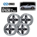 ENKEI エンケイ APACHE2 Neo (ハイディスク/マシニングブラック) 8.0J x 16インチ +43 PCD100 4穴 4本セット (APA2NEO-H-C017-B-4S(2)