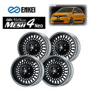 ENKEI エンケイ MESH4 Neo (ローディスク/ブラック) 7.5J x 17インチ +35 PCD100 4穴 4本セット (MESH4NEO-L-D017-B-4S(2)