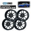 ENKEI エンケイ PF01EVO (MBK マットブラック/リアフェイス) 9.5J x 18インチ +45 PCD112 5穴 4本セット (PF01EVO-E004-MBK-4S(2)