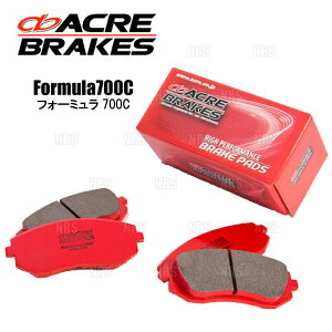 ACRE アクレ フォーミュラ 700C (前後セット) マークII マーク2/チェイサー/クレスタ JZX90 92/10～96/9 (282/284-F700C