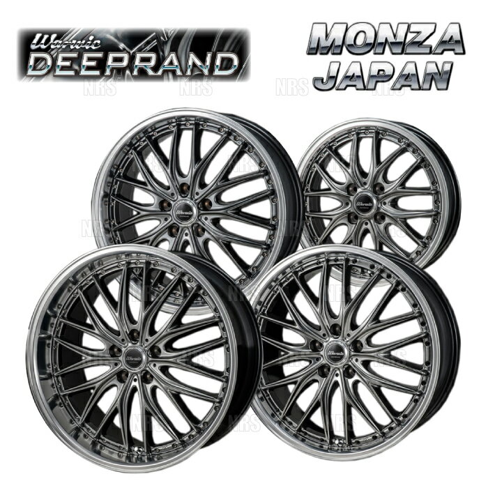 MONZA ĥ WARWIC DEEPRAND (4ܥå) 8.5J x 20 󥻥å+45 PCD114.3 5 ϥѡ֥å/MCݥå(WD-852045-114-4S