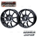 MONZA モンツァ R-VERSION FS99 (2本セット) 8.0J x 18 インセット+45 PCD114.3 5穴 チタンガンメタ (FS99-801845-2-TG-2S(2)
