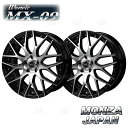 MONZA モンツァ WARWIC MX-09 (2本セット) 8.0J x 19 インセット+35 PCD114.3 5穴 ブラック/ポリッシュ (MX09-801935-BP-2S(2)