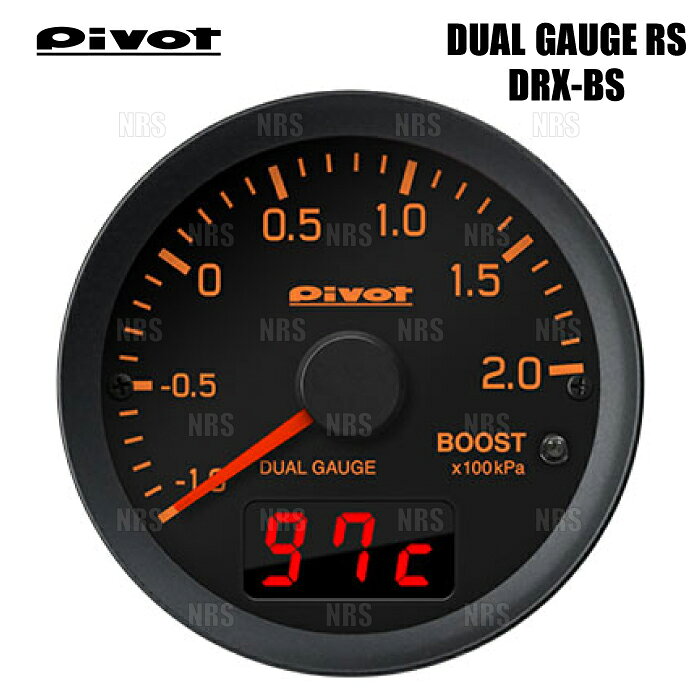 ABM,ABMSTORE,PIVOT,pivot,Pivot,ピボット,ピヴォット,DUAL,GAUGE,RS,デュアル,ゲージ,アールエス,メーター,カプラーオン,ブースト計,水温計,油温計,温度計,タコメーター,エンジン回転計,φ60,OBD,故障診断,接続,コネクター,ホワイト,レッド,アンバー,輸入車,青,白,赤,橙,ブラック,ベゼル,メーターホルダー,カラー,ピークホールド,センサー,純正,交換,対応,車検,保安,基準,適合,【 車名 】ジムニー【 型式 】JB64W【 エンジン型式 】R06A【 年式 】H30/7〜【 商品名 】DUAL GAUGE RS（デュアルゲージアールエス）【 定価 】24,000円 （税抜き）【 仕様 】指針：ブースト圧（OBD）またはセンサー（別売）計測値デジタル：水温・吸気温・スピード・電圧照明色：オレンジ【 品番 （商品コード） 】DRX-BS