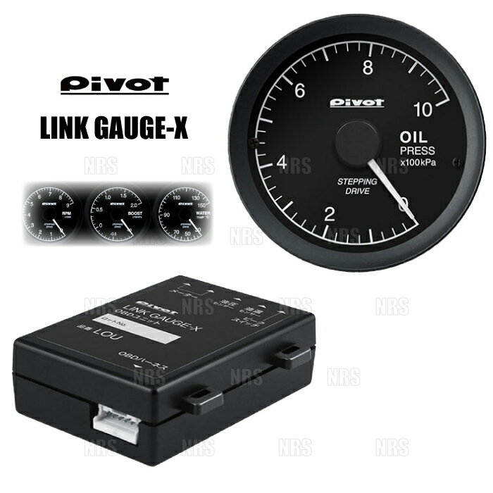 PIVOT ピボット リンクゲージX 2点セット (油圧計/ユニット) スクラム トラック DG16T R06A H25/9〜 (LSP/LOU