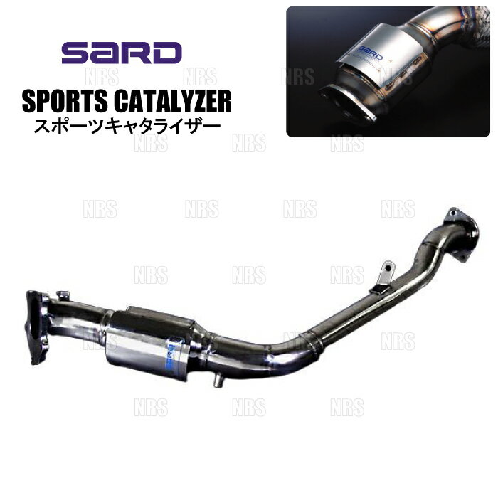 SARD サード スポーツキャタライザー インプレッサ WRX STI GC8 EJ20 H8/9〜H10/9 5MT (89040/G