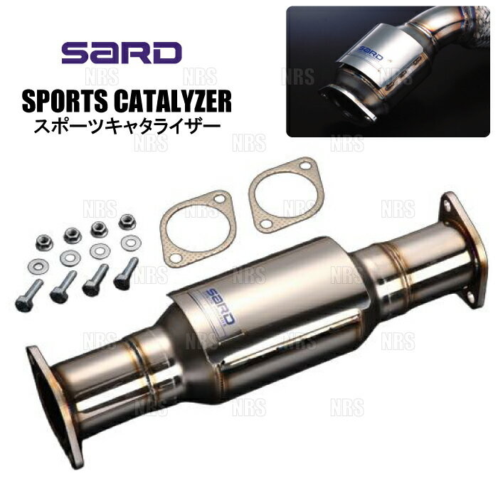 SARD サード スポーツキャタライザー ランサーエボリューション8/9 CT9A 4G63 H15/1〜H19/10 6MT (8905..