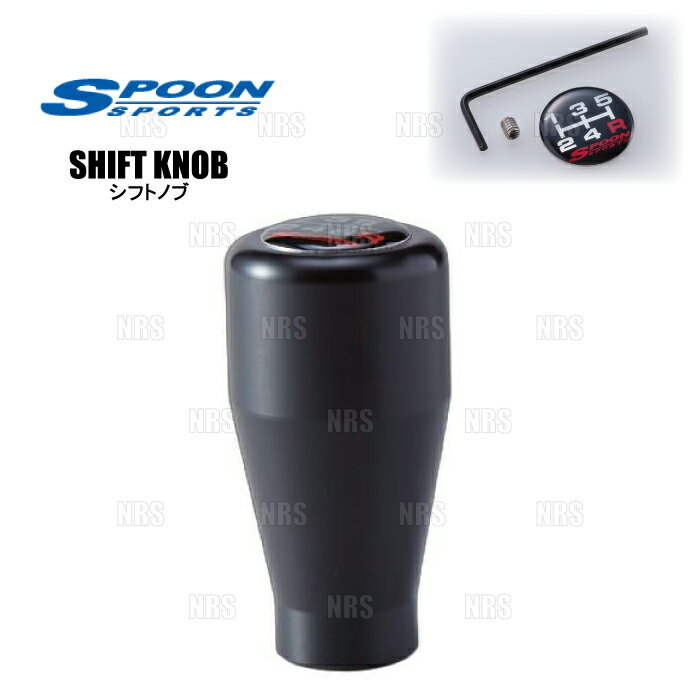 SPOON スプーン SHIFT KNOB シフトノブ (デュラコン/ブラック/5SPEED) インテグラ type-R DC2/DB8 B18C (ALL-54102-001