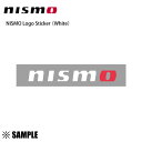 数量限定 大特価 正規品 NISMO ニスモ ロゴ ステッカー 18 x 150mm ホワイト/抜き文字タイプ (99992-RN224