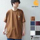 カーハート Tシャツ CARHARTT Workwear Pocket SS T Shirt ワーク 半袖T 無地T ポケT 厚手 頑丈 メンズ 男性 USAモデル   