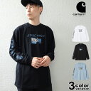 カーハート トップス メンズ Carhartt WIP ロンT 長袖 Tシャツ L/S STATIC MAGIC T-SHIRT EUモデル [I030192] 【carhartt tシャツ カーハート ワークイン プログレス メンズ トップス 大きいサイズ 】【あす楽対応】 【メール便対応】