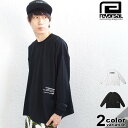 リバーサル reversal Tシャツ 長袖 PEMVS LONG SLEEVE TEE (reversal tシャツ ロンt 2020 ホワイト ブラック 格闘技 RV20AW101 ビッグシルエット ストリート) 