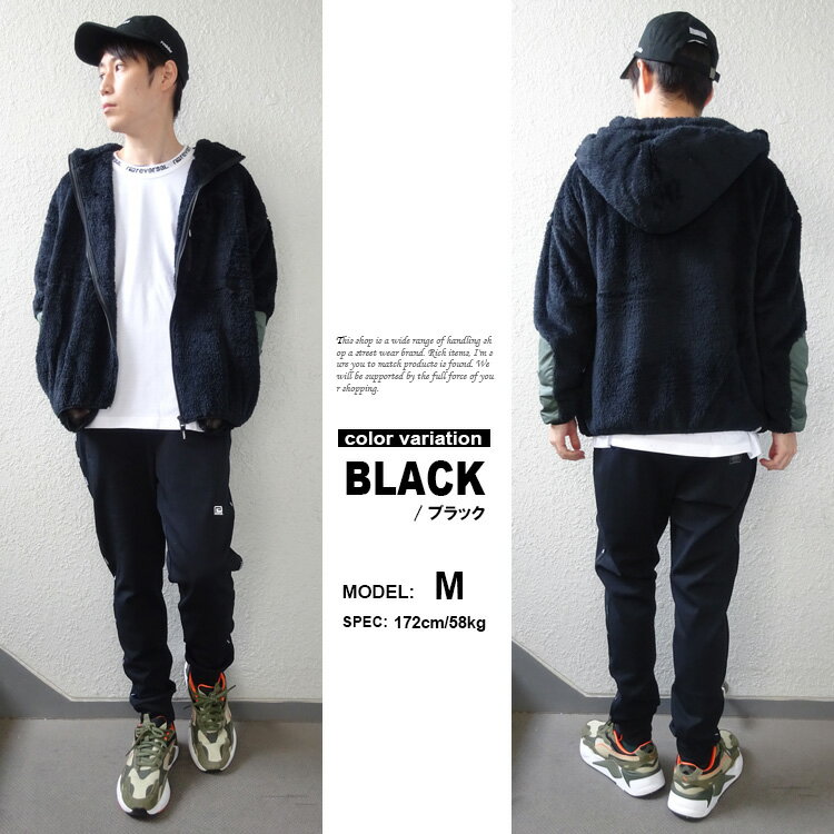 reversal リバーサル ボア フリース パーカー URBAN BOA FLEECE BIG SILHOUETTE SWEAT PARKA rv21aw207 ビックシルエット ボア フリース ジャケット 格闘技 ブラック M L XL XXL