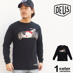 Deus Ex Machina デウスエクスマキナ Tシャツ 長袖 ロンT / D-SIDE TEE [DMP61982] 【deus ロンt デウス tシャツ 長袖 deus メンズ バイカー サーフィン ラグラン 2017年新作】 【あす楽対応】