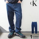 カルバン・クライン カルバンクライン デニムパンツ Calvin Klein Straight Denim ロゴ ストレート デニム メンズ (calvin klein ボトムス ジーンズ パンツ 大きいサイズ 40IM791) 【あす楽対応】