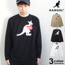 カンゴール ロンT メンズ ブランド KANGOL PEELED OFF BOX L/S TEE クルーネックロンT 長袖Tシャツ クルーネック ロングtシャツ カットソー 長袖 メンズファッション ペアルック 別注 モデル LCT0092 