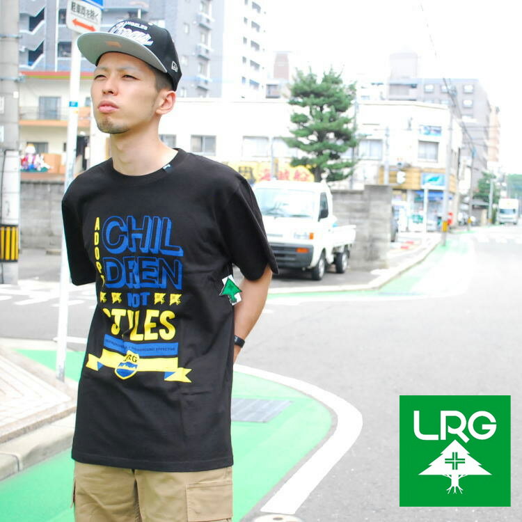 LRG(エルアールジー)半袖プリントTシャツ/ADOPT CHILDREN NOT STYLES(2色)[C131011]【ストリート/B系/HIPHOP/ダンス/衣装/ヒップホップ/メンズ ファッション/tee/黒/XXL/大きいサイズ/レゲエ/2013年夏物新作】【あす楽対応】 【メール便対応】