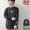 ネスタブランド NESTA BRAND Tシャツ 長袖 JAPAN加工 ロゴ マーク カラー ロンT 231NB1110B (nesta brand トップス ネスタ) 【あす楽対応】【メール便対応】