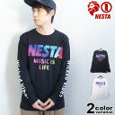 ネスタブランド NESTA BRAND Tシャツ 長袖 メンズ 203NB1109 レインボー 中肉 スムース ロンT (nesta brand ロンT トップス ネスタ) 【あす楽対応】