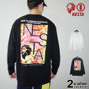 ネスタブランド NESTA BRAND Tシャツ 長袖 ドロップショルダー タイダイシート ロンT 213NB1103 (nesta brand トップス ネスタ) 