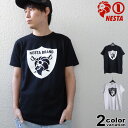 ネスタブランド NESTA BRAND Tシャツ 半袖 メンズ JAPAN加工 サーベル ライオン Tシャツ 222NB1046B (nesta brand tシャツ トップス ネスタ 2XL 3XL) 【あす楽対応】 【メール便対応】