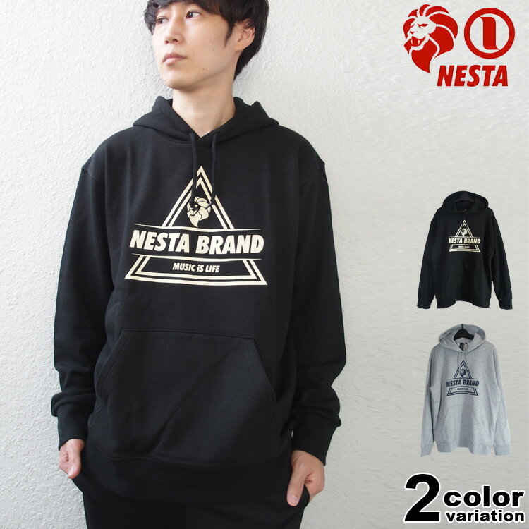 ネスタブランド パーカー プルオーバー NESTA BRAND JAPAN加工トライアングル プルパーカー (nesta brand スウェット 裏毛 トップス ネスタ 223NB1315B) 【あす楽対応】