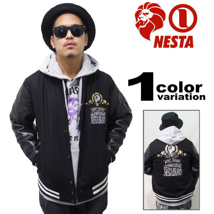 NESTA BRAND ネスタブランド ジャケット レザー スタジャン メンズ DANCE HALL JKT (1色) [J1413F] 【NESTA ジャケット ネスタ スタジャン メンズ 大きいサイズ 15周年記念モデル 】【あす楽対応】