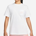 NIKE ナイキ Tシャツ 半袖 レディース ウィメンズ WOMENS ウィメンズ ポケット Tシャツ 【TEE シャツ ロゴ スポーツウェア ランニング ヨガ】#dm7790【メール便対応】