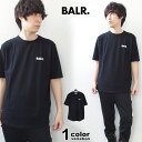 BALR. ボーラー Tシャツ 半袖 B1112.1050 ミニ ロゴ アスレチック スモール ブランド チェスト Tシャツ ATHLETIC SMALL BRANDED CHEST T-SHIRT ( メンズ 男性 レディース 女性 ユニセックス 男女兼用 BLACK ブラック 黒) 【あす楽対応】