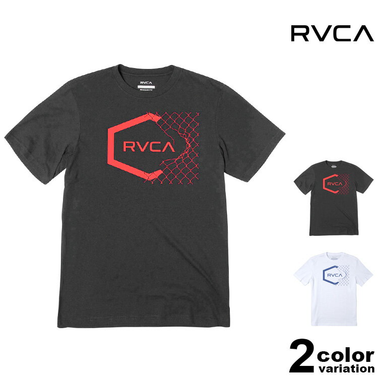 RVCA Tシャツ ルーカ HEX FENCE SLUB SS TEE ルーカ Tシャツ メンズ ストリート スケート サーフ rvca AVYZT00824  