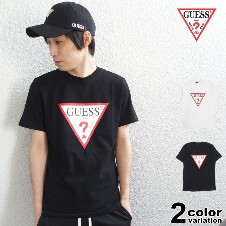 ゲス GUESS Tシャツ 半袖 メンズ レディース TRIANGLE LOGO TEE (guess tシャツ トライアングル ロゴ ティーシャツ T-SHIRTS カットソー トップス MJ2K9405MI)【メール便対応】のサムネイル
