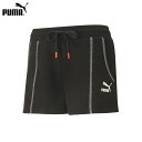 PUMA プーマ CONVEY ショーツ レディース (puma ショートパンツ スウェット フィットネス トレーニングウェア ボトムス ブラック 530389) 【あす楽対応】【メール便対応】