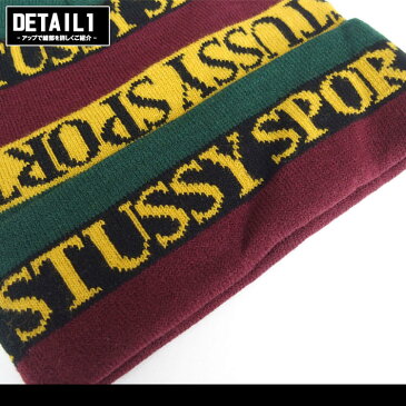 ステューシー STUSSY ニット帽 ビーニー メンズ レディース STUSSY SPORT CUFF BEANIE (stussy ニット帽 折り返し 132939 ニットキャップ ストゥーシー スチューシー ) 【あす楽対応】 【メール便対応】