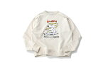 ★メンズ★【real words / dual voice リアルワーズ / デュアルボイス】BASIC FRENCH TERRY - CREW NECK SWEAT SHIRTS(ALASKA)：ベーシック裏毛 - クルーネックスゥエット(アラスカ柄)