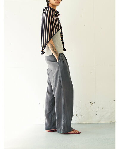 Rakuten - 【YENN】 SHEER STRIPE EASY PT[Y262-31042]
