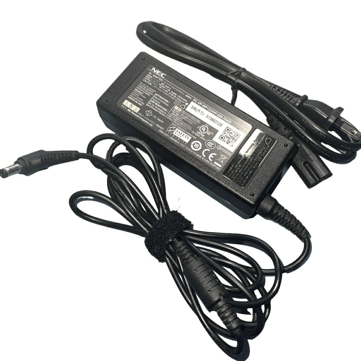 【PSE認証済み】純正新品 NEC ACアダプター PC-VP-WP123 ADP91シリーズ ADP-65JH E 19V3.42A