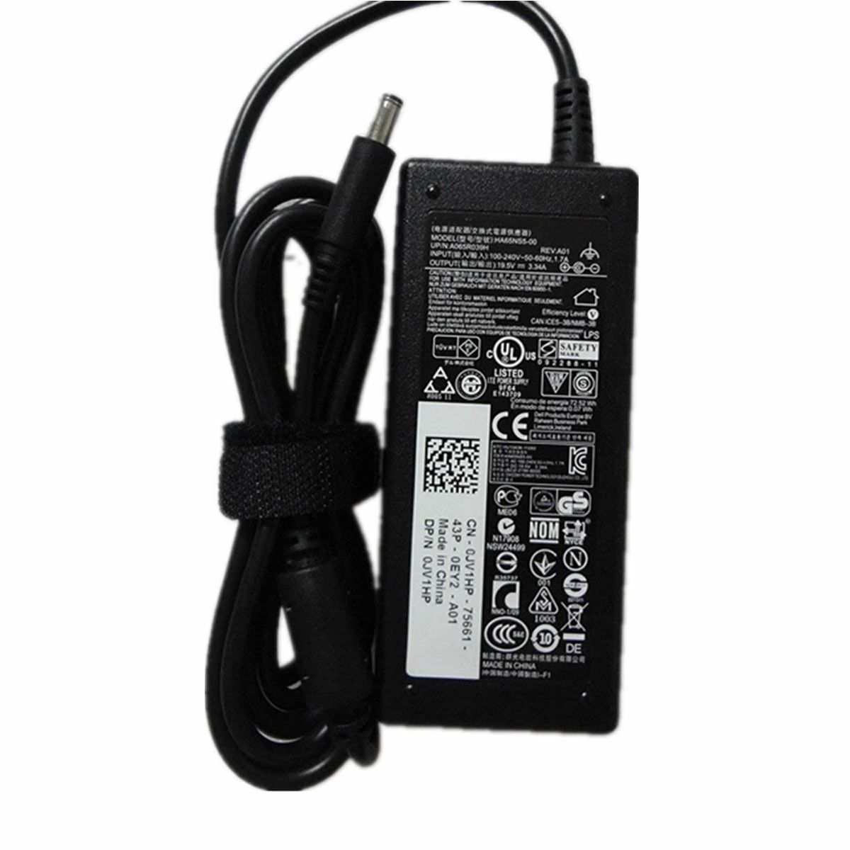 【送料無料】【PSE認証済み】純正新品19.5V 3.34A 65W 充電器 Dell デル Inspiron 14 5000 5410 5425 5458 5459 5480 Inspiron 15 5000 5515 5552 5559 5565 5