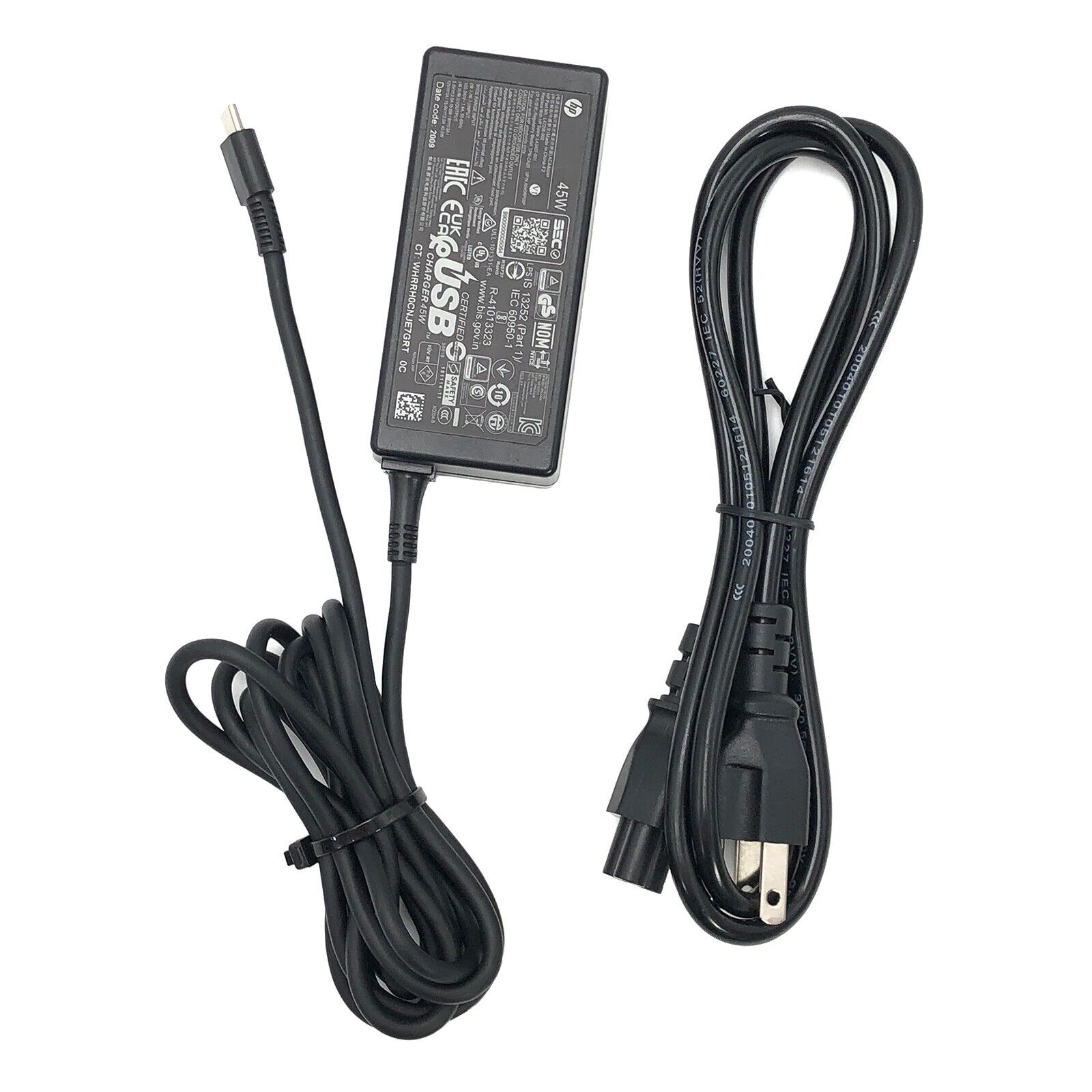 【PSE認証済み】純正新品 HP TYPE-C(USB-C) 急速充電器 45W 電源ACアダプター PSE規格 Model:TPN-AA07 TPN-LA07 L42206-004