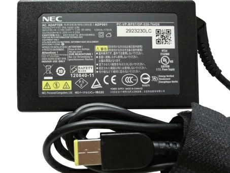 【PSE認証済み】[中古]純正部品 NEC 【PA-1650-37N】【ADP001】ノートブック用ACアダプター 電源ケーブル付属
