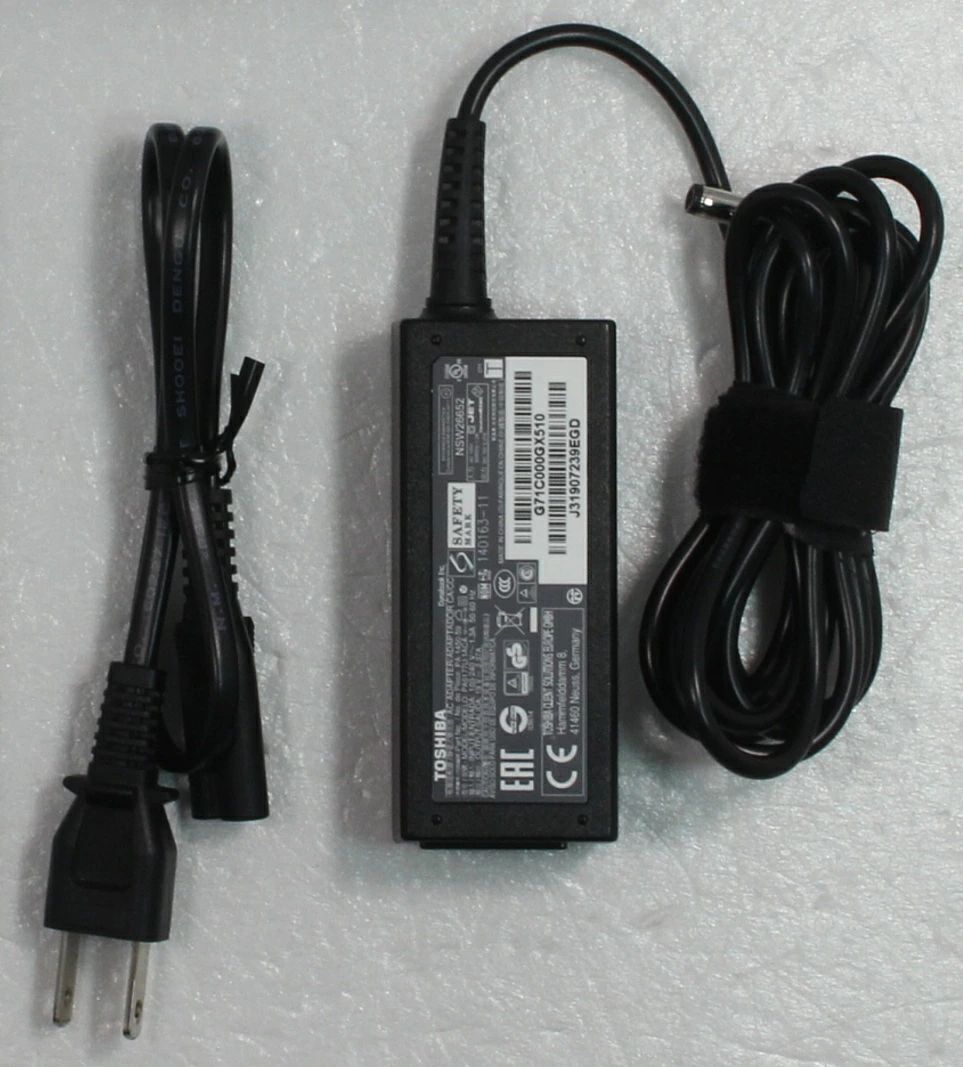 【PSE認証済み】純正新品 東芝ダイナブック用 45W ACアダプタ G71C000GX510 電源ケーブル付属