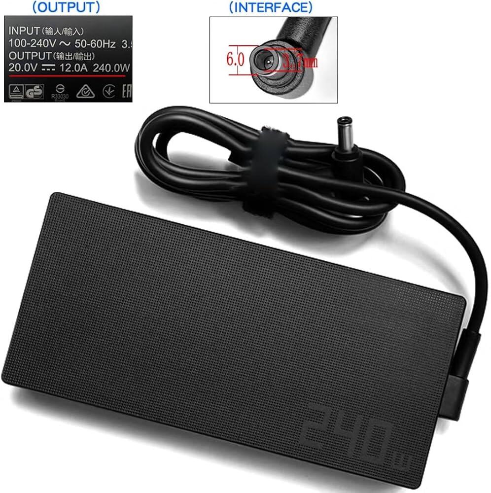 純正 ASUS TUF Gaming A15 ROG Strix G15 G513 GX550LXS 用 ACアダプター 20 12A 電源アダプタ A20-240P1A GaN (窒化ガリウム)
