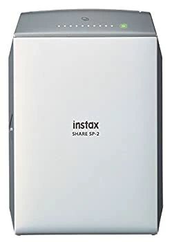 【中古】(非常に良い)FUJIFILM スマートフォン用プリンター “スマホdeチェキ" instax SHARE SP-2 シルバー