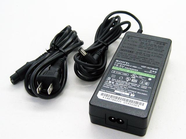 OLYMPUS - 【PSE認証済み】[中古]純正 SONY ACアダプター VGP-AC19V45 VGP-AC19V15 VGP-AC19V52対応 19.5V 6.2A 電源ケーブル付属