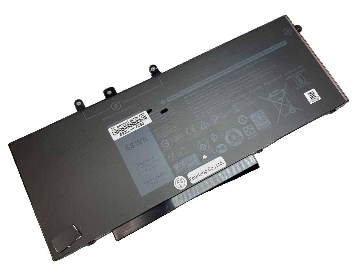 【純正】Gjknx 7.6V 68Wh DELL デル ノート PC ノートパソコン 純正 交換バッテリー