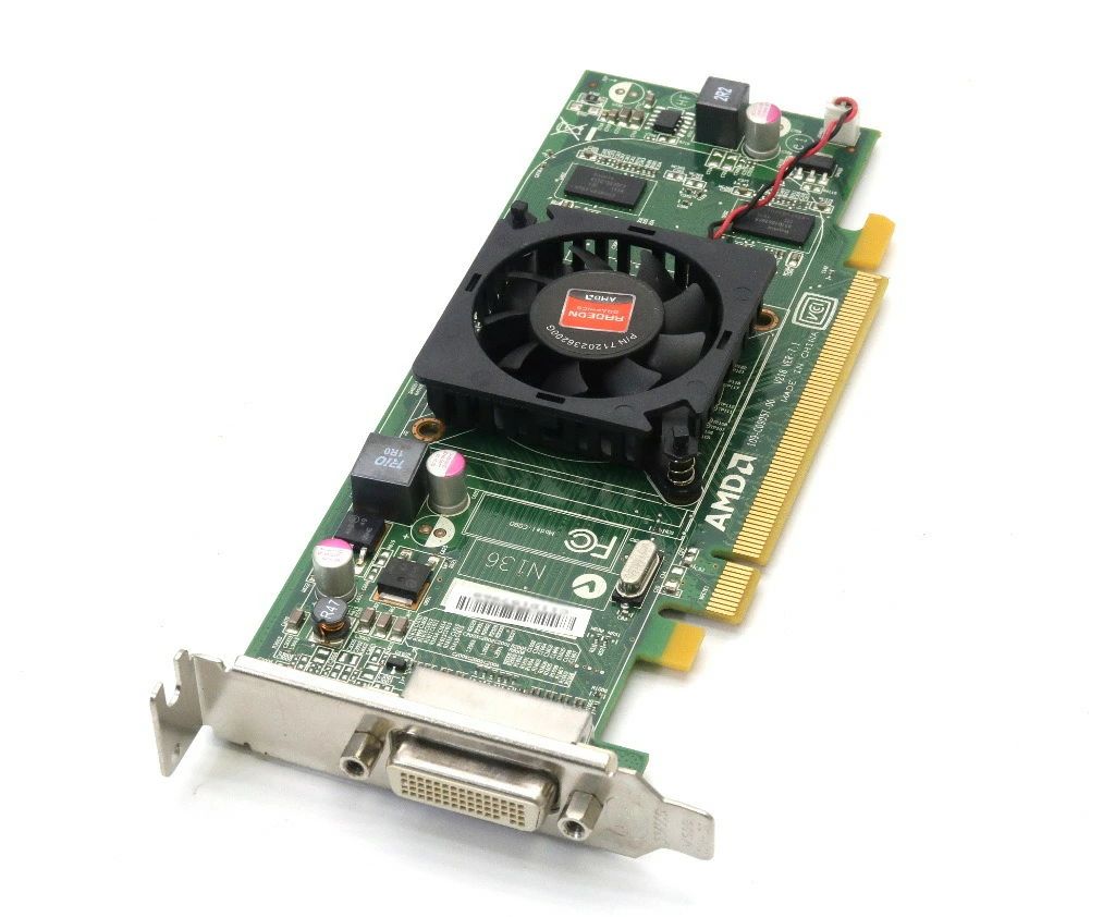 DELL 01CX3M Radeon HD6350 512MB ロープロファイル DMS59出力 PCI-Express16xスロット専用 【中古】【..