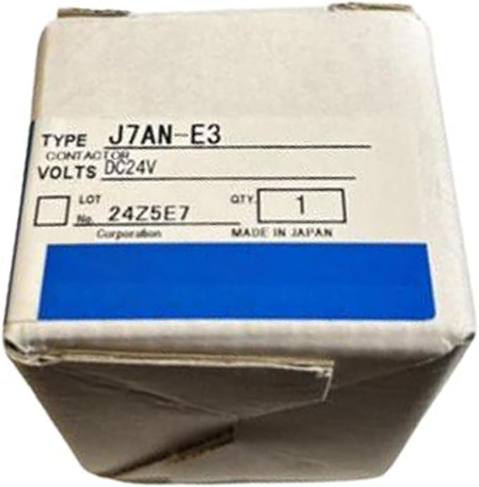 【新品 適格請求書発行可】OMRON J7AN-E3 Contactor J7ANE3 DC24V オムロン【6ヶ月保証】