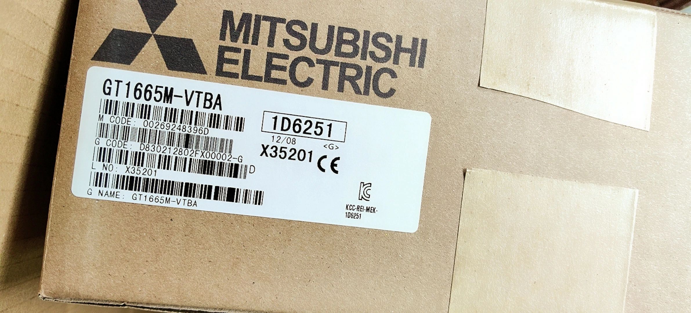 【新品 適格請求書発行可】MITSUBISHI/三菱 タッチパネル GT1665M-VTBA【6ヶ月保証】